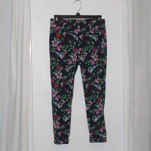 Floral Cropped Pants